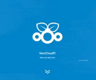 Nextcloudpi.com(Own your bits) Screenshot