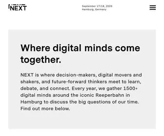 Nextconf.eu(NEXT Conference) Screenshot