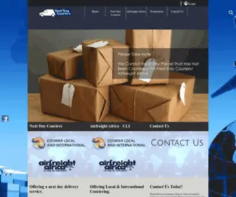 Nextdaycouriers.co.za(Next Day Couriers Home) Screenshot