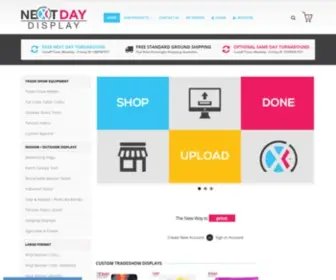 Nextdaydisplay.com(Next Day Display) Screenshot
