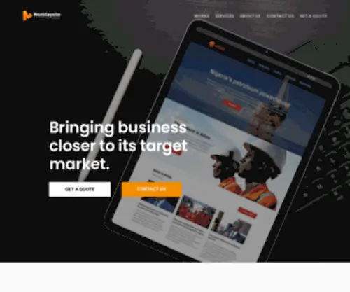 Nextdaysite.com(Web design company in USA) Screenshot