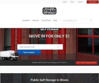 Nextdoorselfstorage.com(Next Door Self Storage) Screenshot