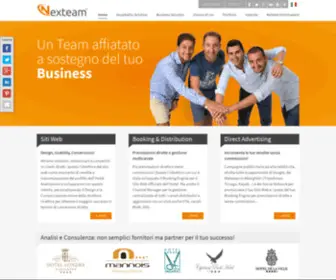 Nexteam.it(Digital Agency per Hotel) Screenshot