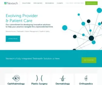Nextech.com(EHR Software & Practice Management for Specialty Physicians) Screenshot