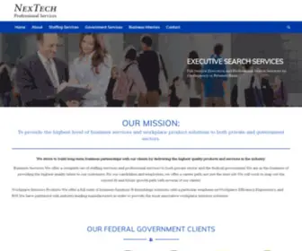 Nextechps.com(NexTech Professional Services) Screenshot