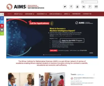 Nexteinstein.org(AIMS) Screenshot
