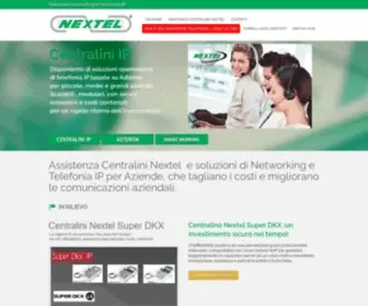 Nextel.it(Nextel offre soluzioni per il Networking e la Telefonia VoIP ) Screenshot