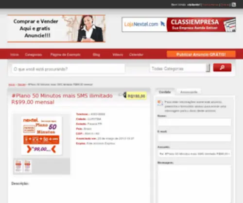 Nextelseumundoagora.com.br(Nextel) Screenshot