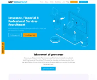 Nextemployment.co.uk(Financial & Professional Services Recruitment) Screenshot