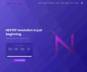 Nextepcrypto.com(Nextep Cryptocurrency) Screenshot