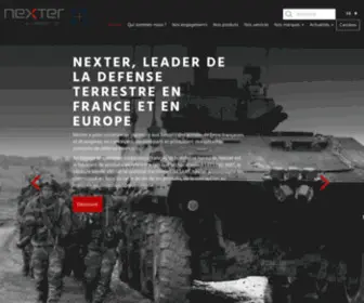 Nexter-Group.fr(NEXTER Group) Screenshot