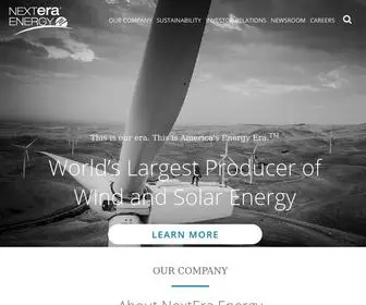Nexteraenergy.com(NextEra Energy) Screenshot