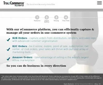 Nexternal.com(ECommerce Platform & Shopping Cart Software) Screenshot