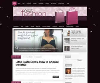 Nextfashionblog.com(WordPress) Screenshot