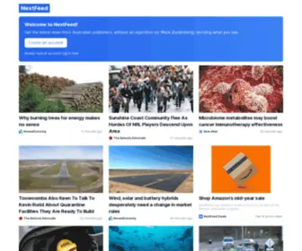 Nextfeed.com.au(News from Australian publishers) Screenshot