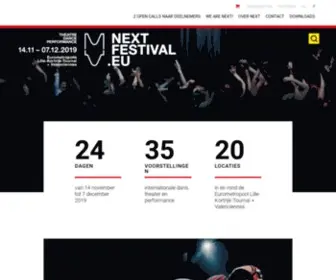 Nextfestival.eu(Nextfestival) Screenshot