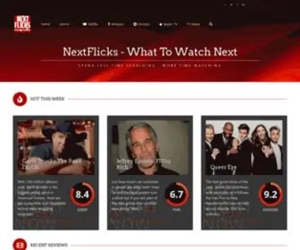 Nextflicks.tv(What To Watch Netflix & Amazon Online) Screenshot