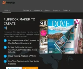 Nextflipbook.com(Digital Book & Flip Book Maker) Screenshot