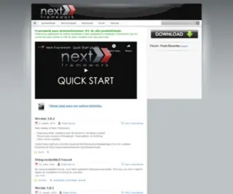 Nextframework.org(Next Framework) Screenshot