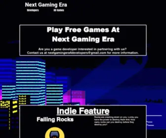 Nextgamingera.com(Next Gaming Era) Screenshot