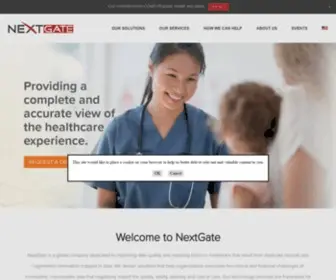Nextgate.com(Global Leader in Healthcare Enterprise Patient Matching) Screenshot