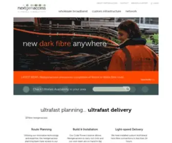 Nextgenaccess.com(Your Neutral Dark Fibre Infrastructure Provider) Screenshot