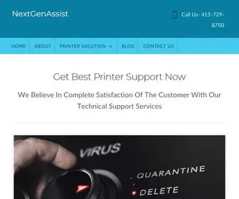 Nextgenassist.com(Nextgen AssistOnline Printer Solutions) Screenshot