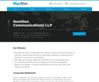 Nextgencomms.net(NextGen Communications) Screenshot