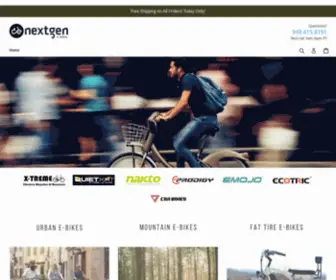 Nextgenebikes.com(NextGen E Bikes) Screenshot