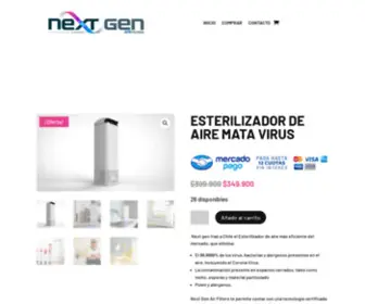 Nextgenfilter.cl(El mejor esterilizador de aire del mercado) Screenshot