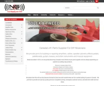 Nextgenguitars.ca(Next Gen Musical Ltd) Screenshot