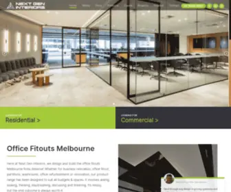 Nextgenofficefitouts.com.au(Stunning Commercial Office Fitouts Melbourne) Screenshot