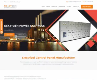 Nextgenpanels.com(Nextgen power controls) Screenshot