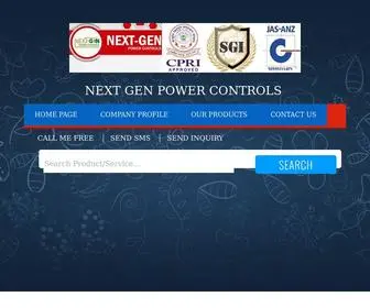 Nextgenpowerpanels.com(NEXT GEN POWER CONTROLS) Screenshot