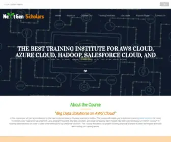 Nextgenscholars.com(AWS Training Institute) Screenshot