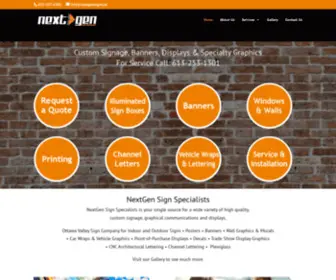 Nextgensigns.ca(Nextgensigns) Screenshot