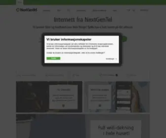 Nextgentel.com(Bredbåndstelefoni) Screenshot