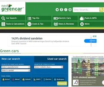 Nextgreencar.com(Green cars UK) Screenshot