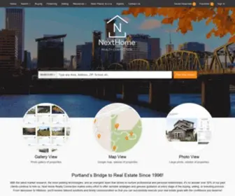 Nexthomepdx.com(Portland Real Estate) Screenshot