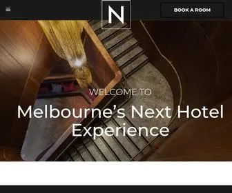 Nexthotelmelbourne.com(Next Hotel Melbourne) Screenshot