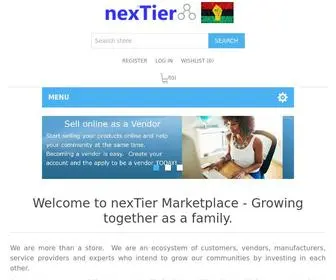 Nextier.com(NexTier Global Marketplace for Us) Screenshot