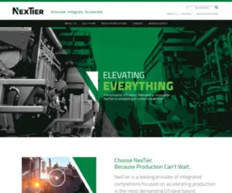 Nextierofs.com(NexTier Oilfield Solutions) Screenshot