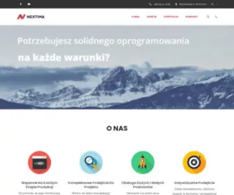 Nextima.pl(Wsparcie i obsługa stron oraz aplikacji internetowych) Screenshot