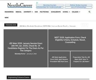 Nextincareer.com(Next In Career) Screenshot