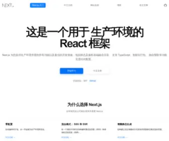Nextjs.cn(Next.js中文网) Screenshot