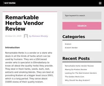 Nextkratom.com(Next Kratom) Screenshot