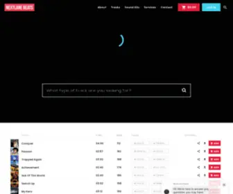 Nextlanebeats.com(NextLane Beats. Buy Hip Hop Beats Online) Screenshot