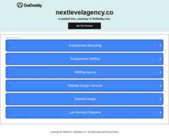 Nextlevelagency.co(Nextlevelagency) Screenshot