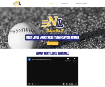 Nextlevelbaseball.us(Next Level Baseball (NLB)) Screenshot