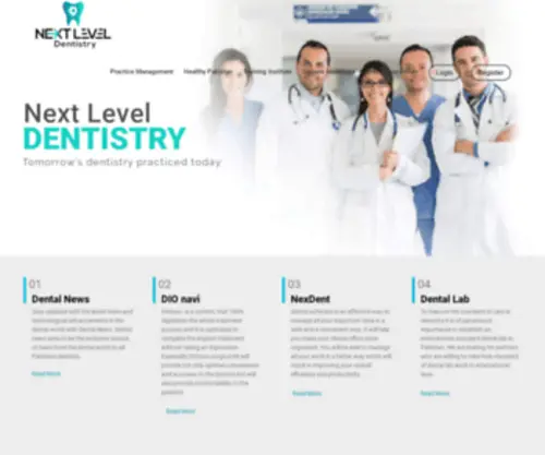 Nextleveldentistry.net(Tomorrow's Dentistry Practiced in Pakistan) Screenshot